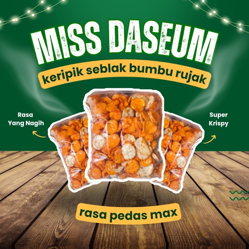 

keripik seblak bumbu rujak pedas maximal