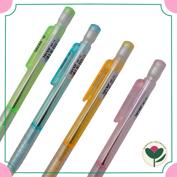 

Pensil mekanik transparan cantik lucu mechanical pencil 0.5 mm clicker pencil pensil cetek MK1825