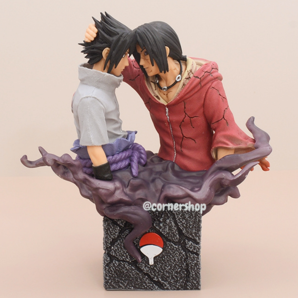[CornerShop] Figurine Naruto Sasuke Stone Figur Miniatur Miniature Cake Topper Hiasan Kue Pajangan P