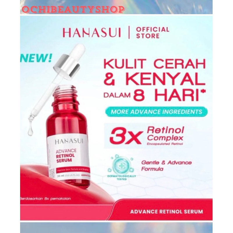 HANASUI ADVENCE RETINOL SERUM | HANASUI RETINOL SERUM | HANASUI SERUM RETINOL | SERUM RETINOL HANASU