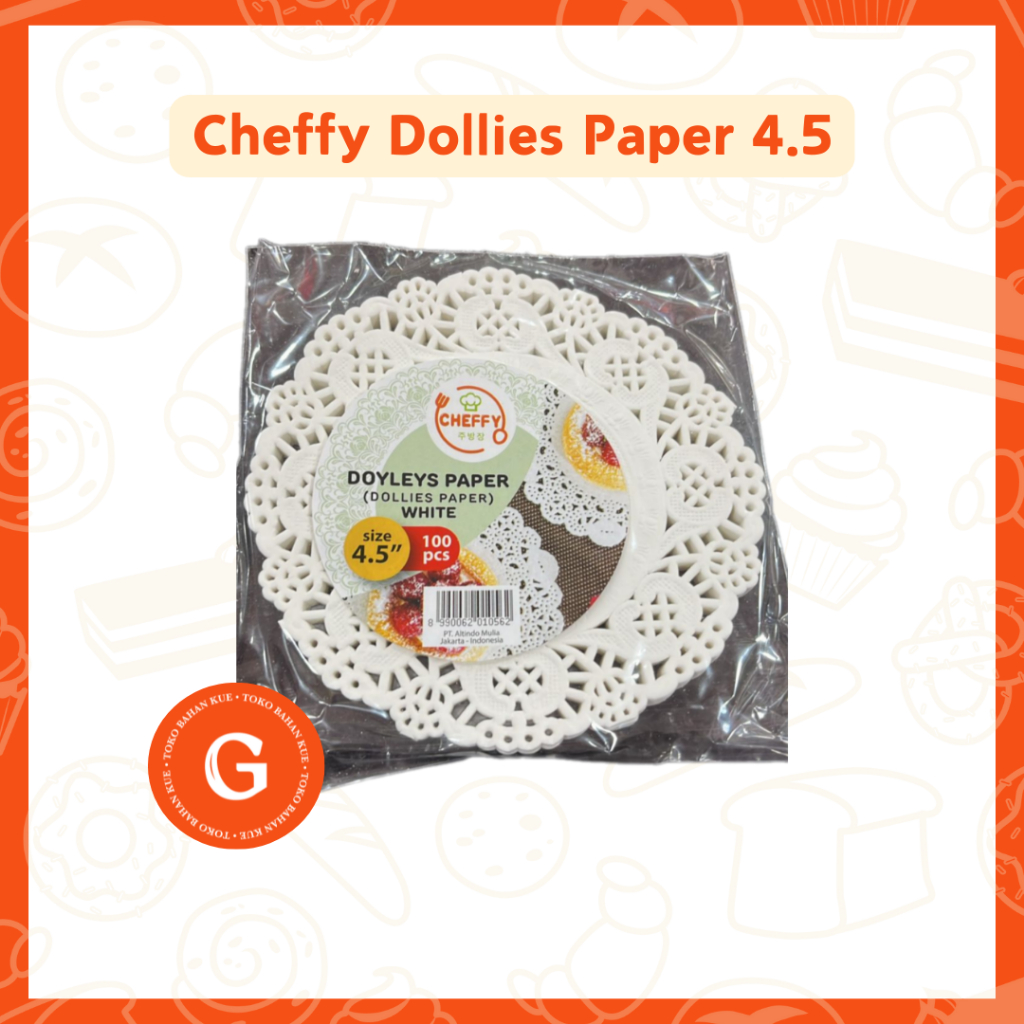 Doilies / Doilies Paper / Cheffy Doilies Paper isi 100 pcs | FOOD GRADE