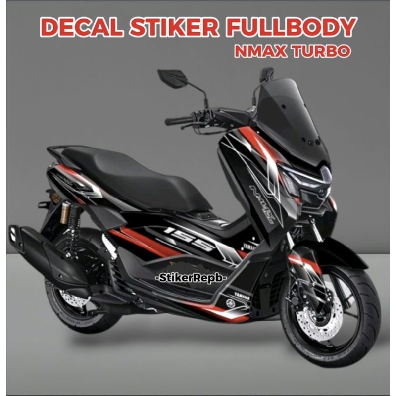 Decal Nmax Turbo Fullbody, Decal nmax Turbo Premium, Decal nmax Keren Dnt01