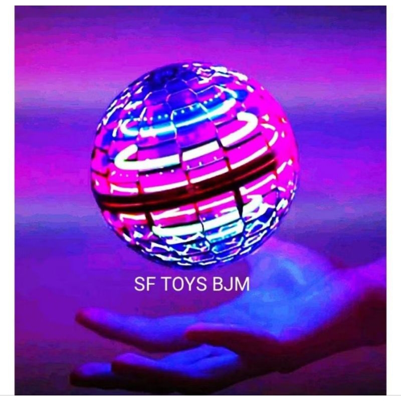 MAINAN DRON YG DI KENDALIKAN TANGAN/FLYING BALL/UFO TERBANG FLY NOVA SPINER