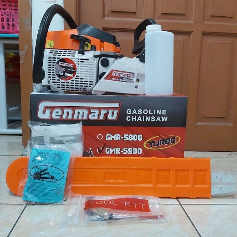 * GENMARU MESIN CHAINSAW / GERGAJI MESIN 22" BAR