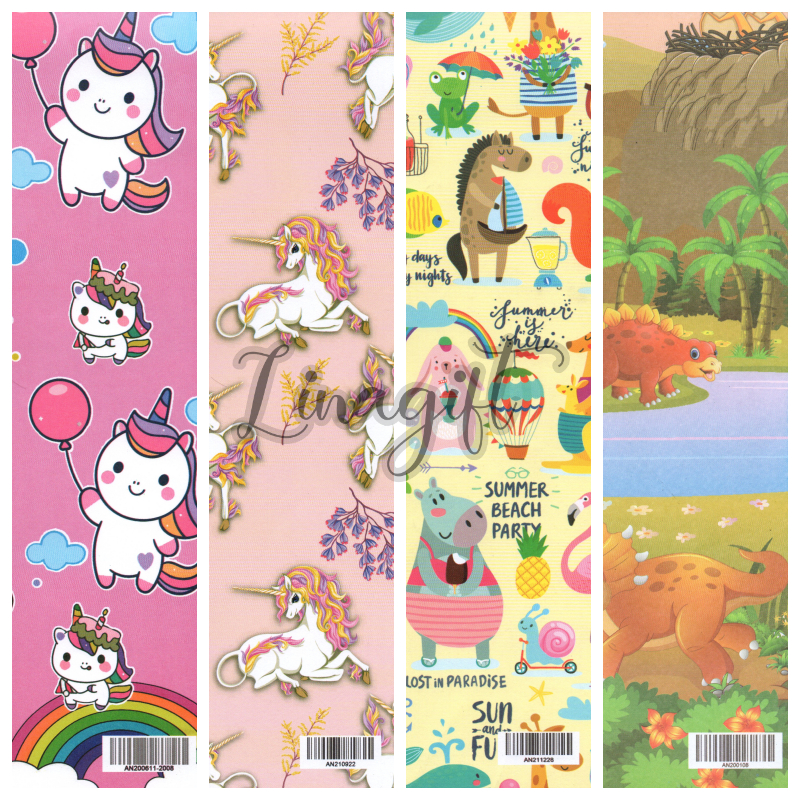 

( 5 Lembar ) KERTAS KADO VL AN ANIMAL - GIFT WRAPPING PAPAPER FISH BINATANG ZOO CIRCUS PET