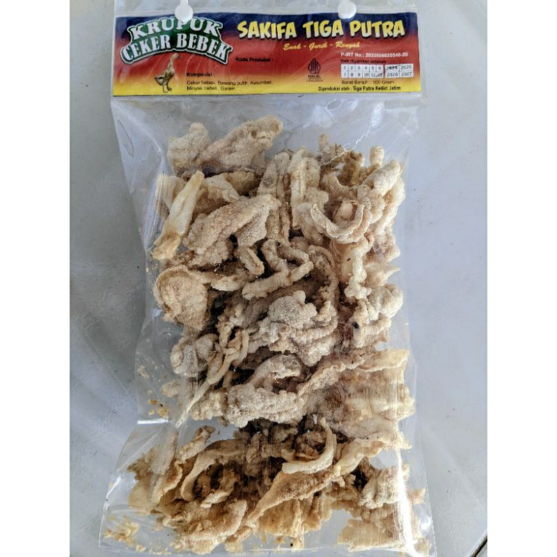 

Keripik Ceker/ ceker bebek/ ceker ayam