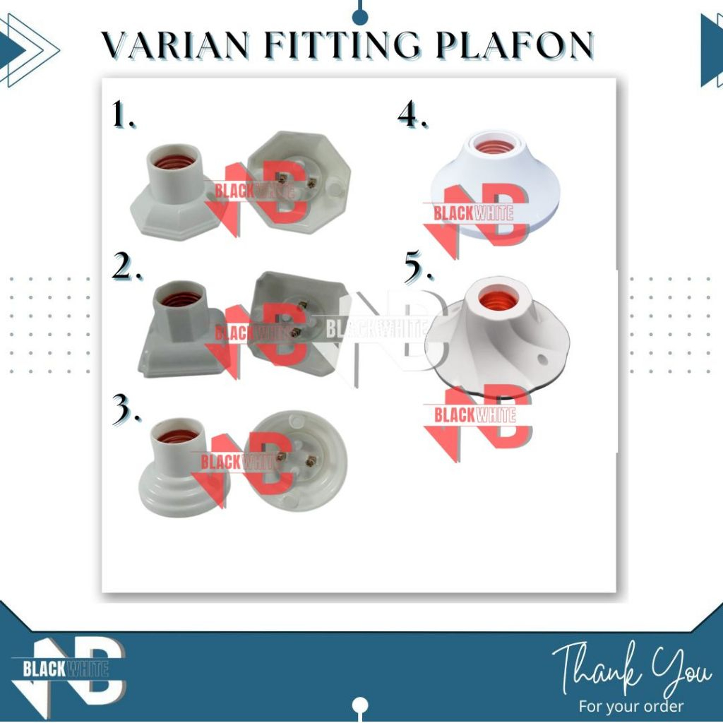 Fitting Lampu Plafon Bunga  Bulat E27 Mitsui Takeda Tofuda / Fitting Lampu Tempel Kayu
