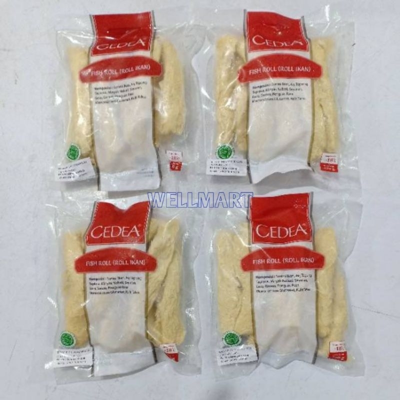 

Cedea Fish Roll 250gr Halal Ikan Olahan Roll Ikan