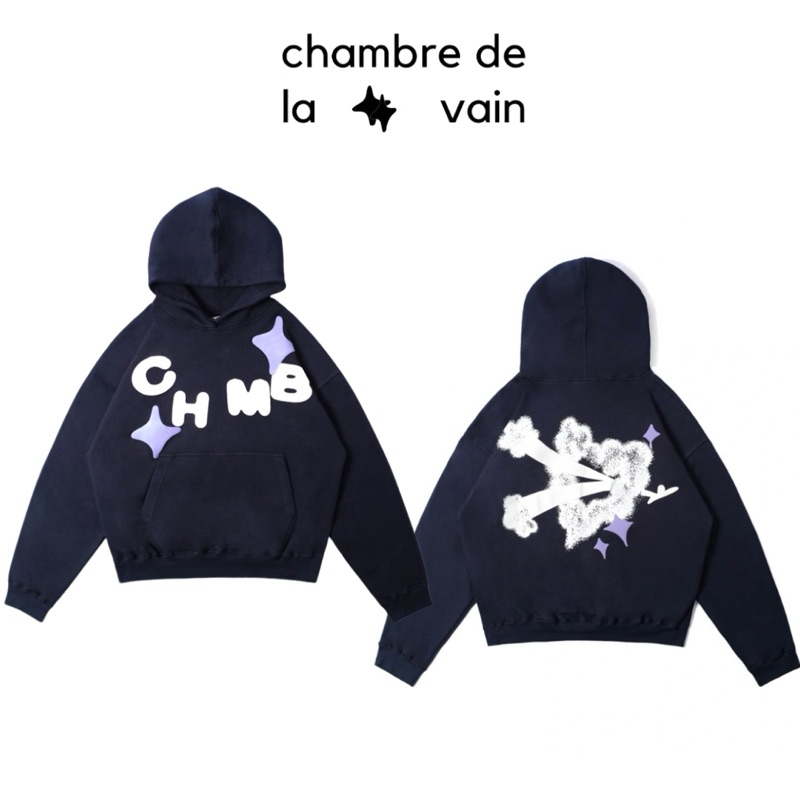 Hoodie Chambredelavain - Shooting Love Navy