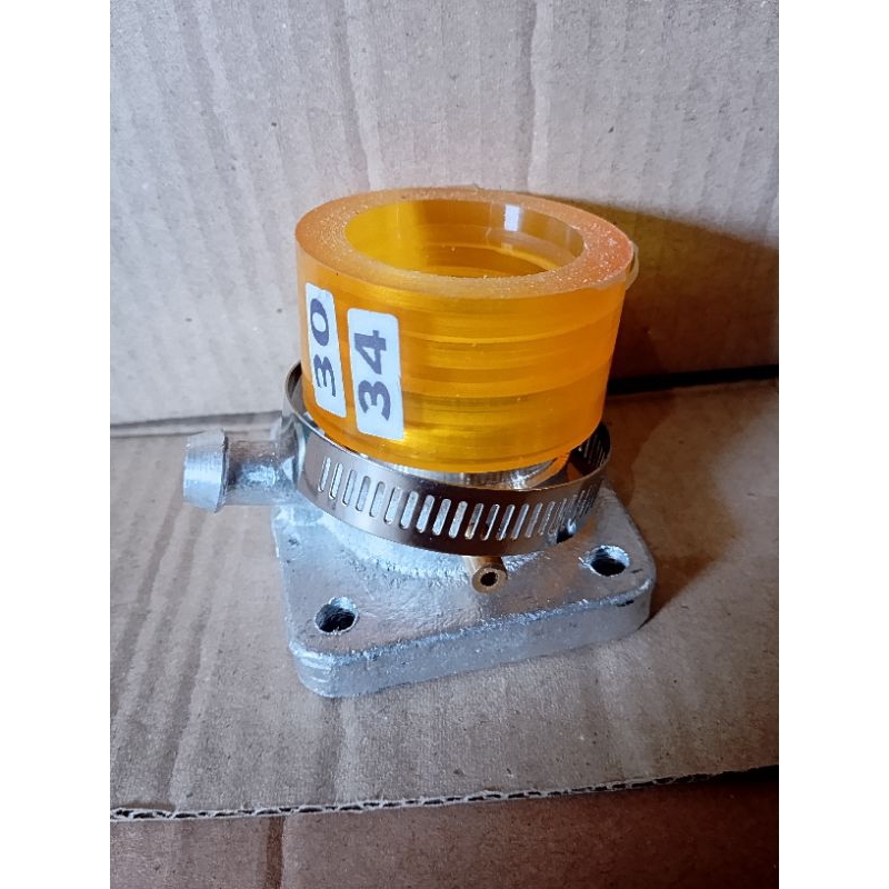 Manipol intake teflon RX King model lurus model miring karbu pe pwk 28/30/32/34 pnp rx king