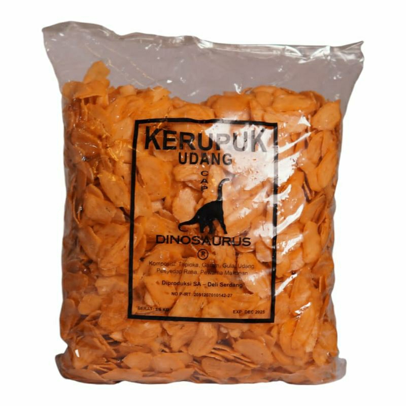 

kerupuk udang dinosaurus