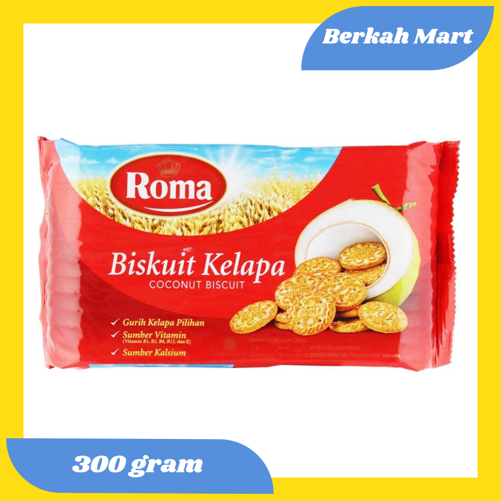 

BISKUIT ROMA KELAPA 300 GRAM