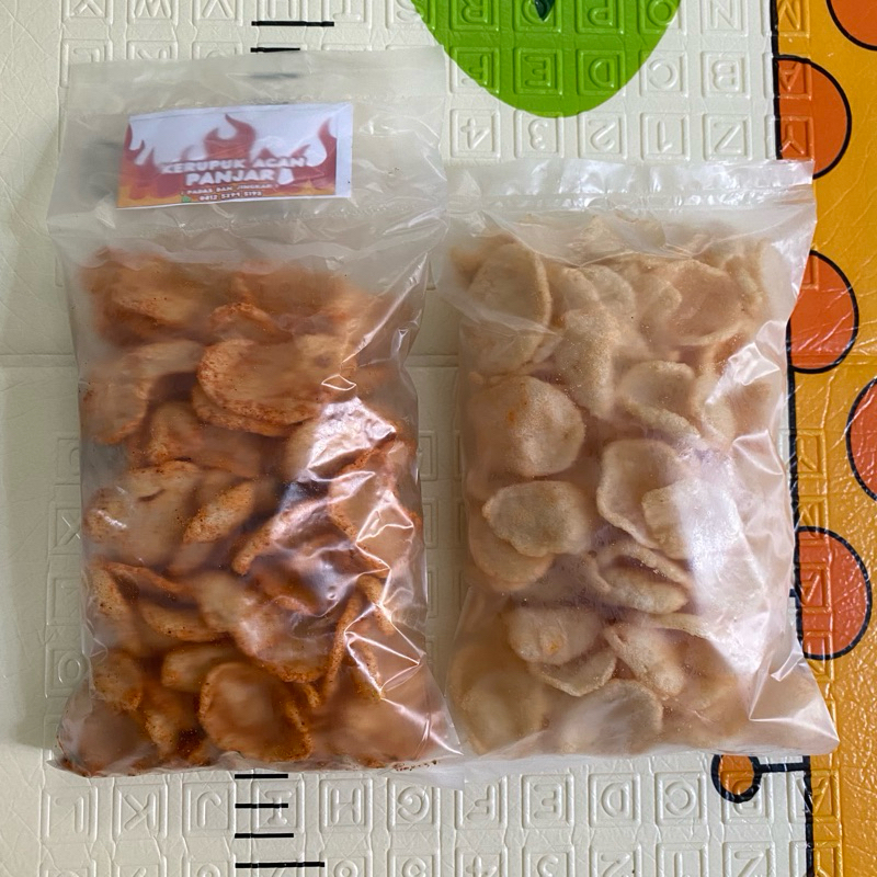 

Paket 10 pcs mix Kerupuk Acan Pedas Jeruk Purut & Jagung Bakar