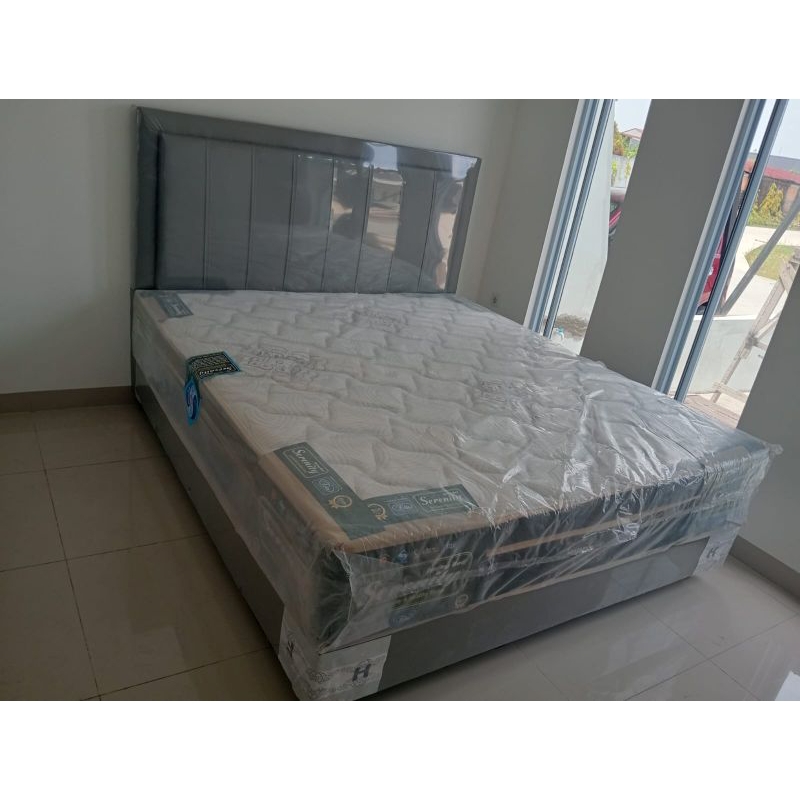 SPRINGBED ELITE SERENITY SUPREME BONUS 2 BANTAL KHUSUS UK DOUBLE, 1 BANTAL KHUSUS UK SINGLE