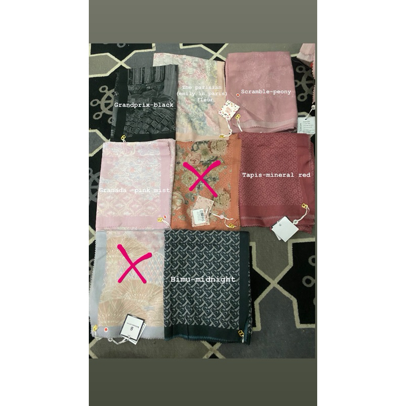 Buttonscarves as is warehouse sale  tapis bimu