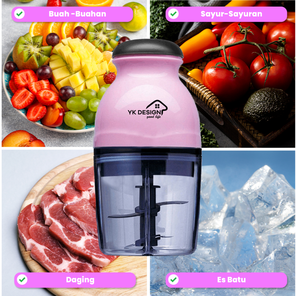 Cuci Gudang Yk Design [Paket Hemat 2In1 Wajan +Chopper] Wajan Teflon Penggorangan 28 Cm Dengan