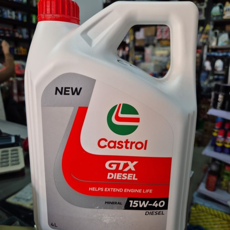 Oli Castrol GTX Mineral Diesel 15W-40 4L