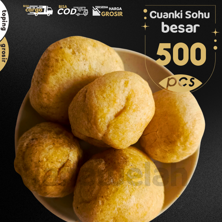 

GROSIRAN - 500pcs Cuanki SOHU 5x100pcs (Cuanki Bulat Kering) by Lahawelah
