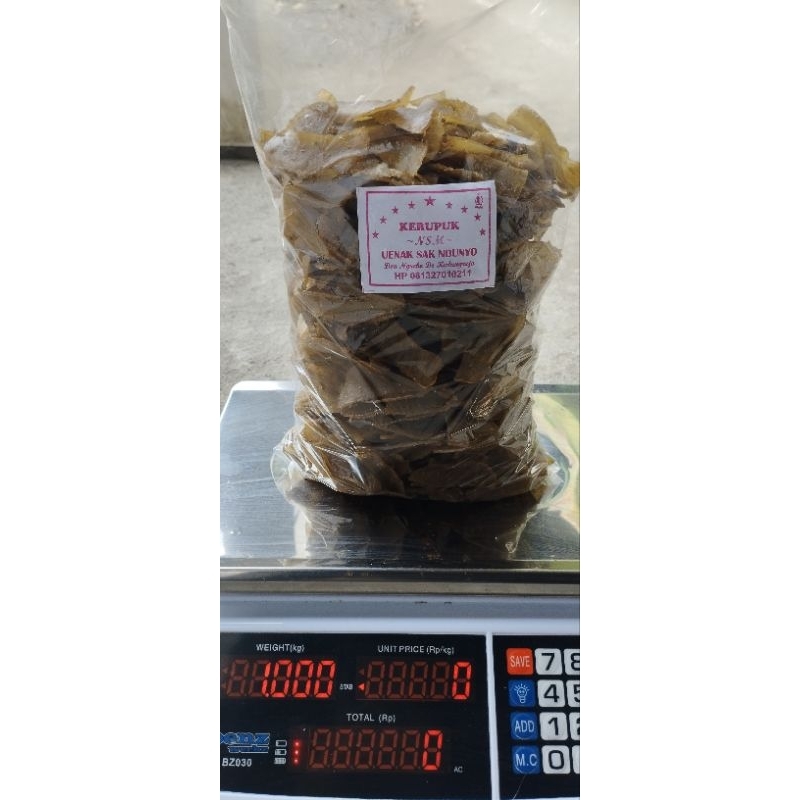 

KERUPUK RAMBAK BAWANG Mentah 1kg/1000g