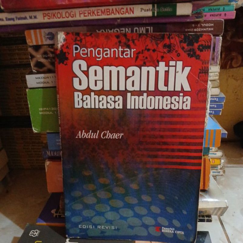 pengantar semantik bahasa Indonesia