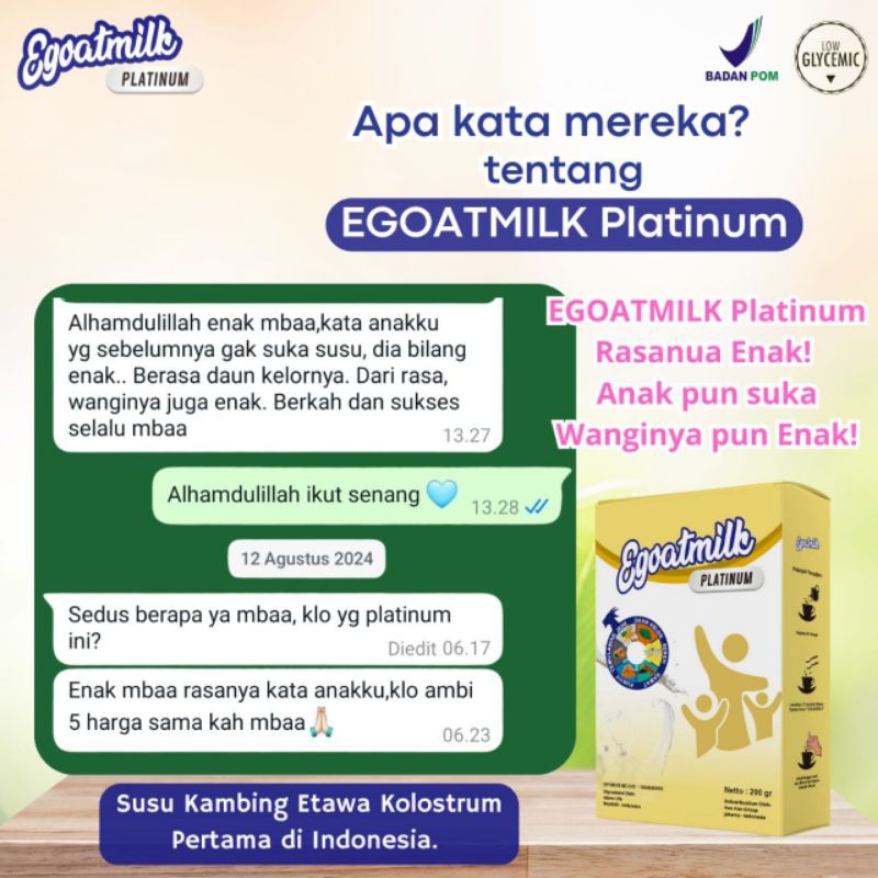 

EGOATMILK PLATINUM || Susu Tulang & Sendi, Rasanya enak gak prengus