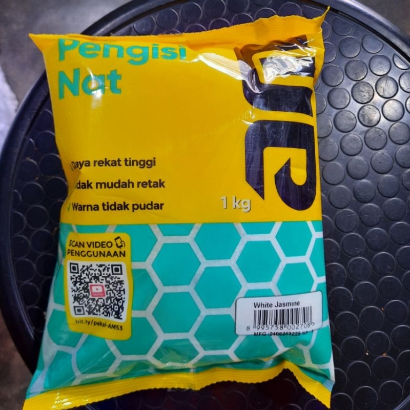 Semen Nat Keramik 1 kg merk AM 53 / Pengisi Keramik / Tile Grout / Semen Warna Cream Ixia / Cream Lo