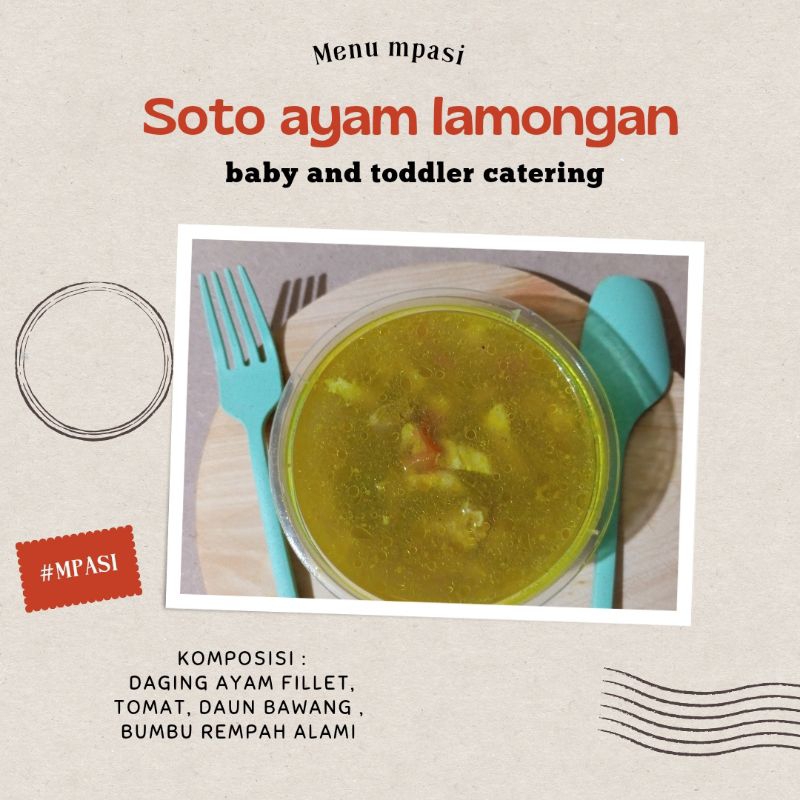 

soto ayam lamongan mpasi bayi frozen and toddler catering