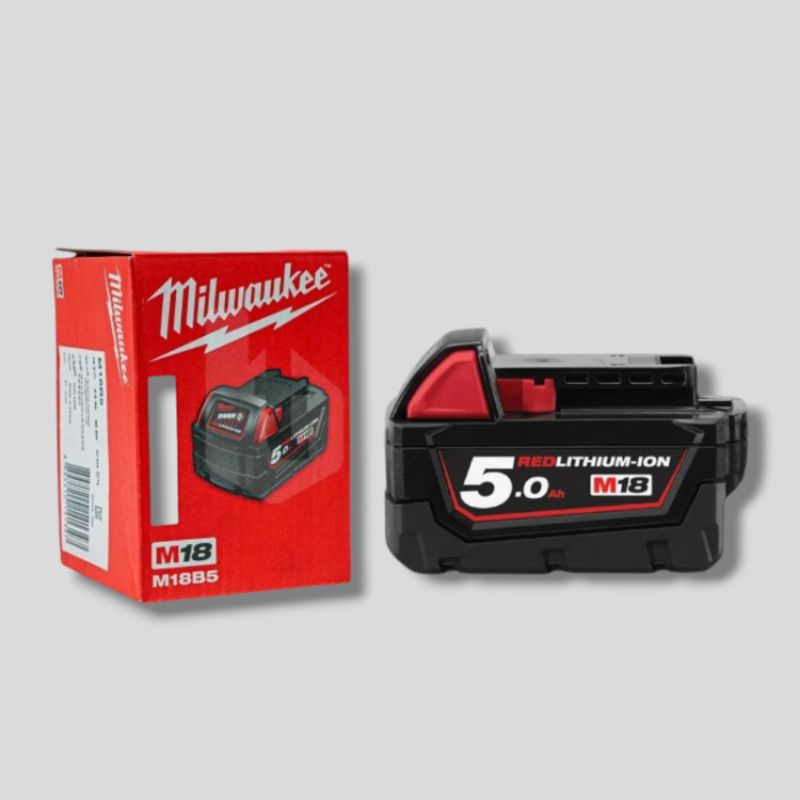 Baterai Milwaukee M18 5.0Ah Batere Milwaukee Cordless M18 Red Lithium