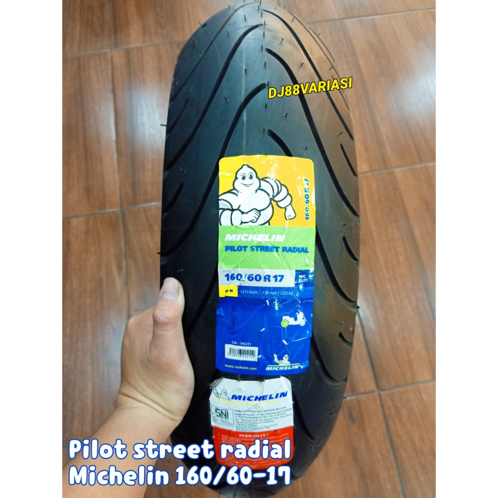 Ban michelin 160/60-17 pilot street radial belakang ninja250 cbr250rr