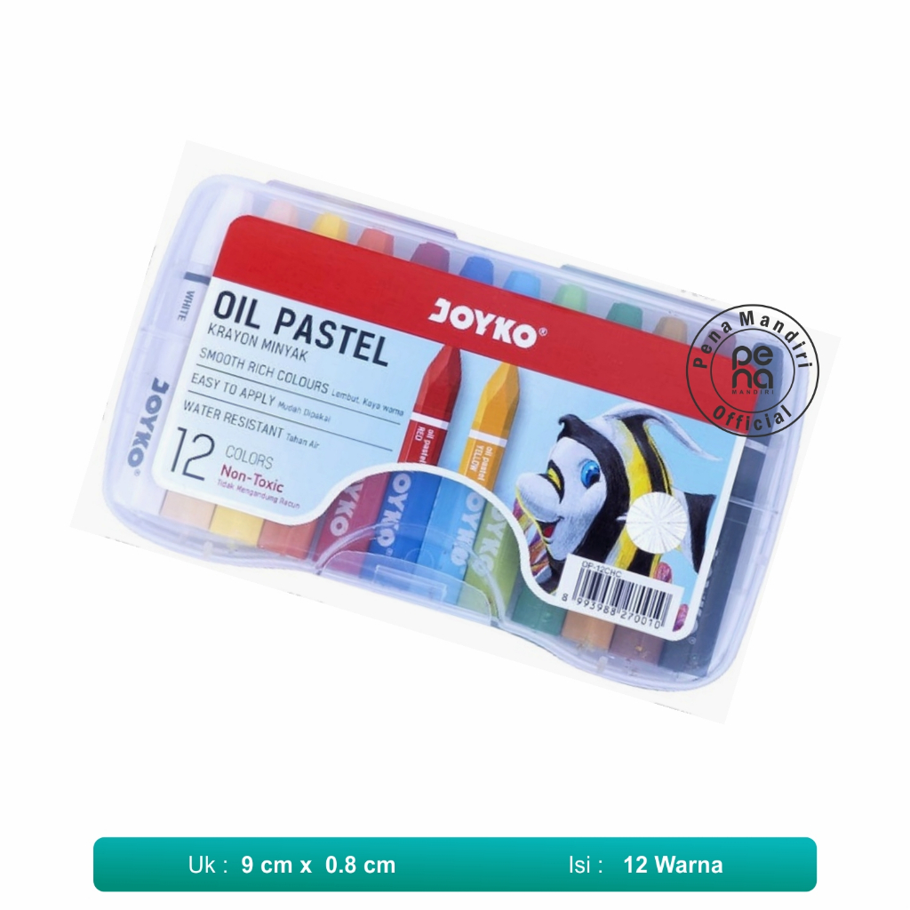 

JOYKO CRAYON 12 WARNA/ JOYKO OP-12S SEA WORLD