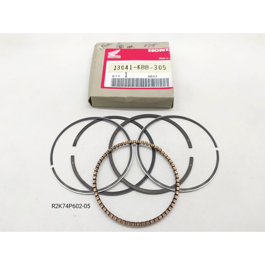 Ring Seher Piston Tiger Size 75 Original Honda Japan 13041-KBB-305