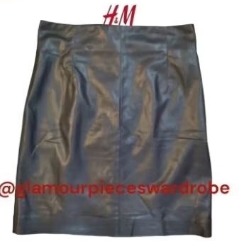 Pre🩷️ HNM Black Skirt Leather