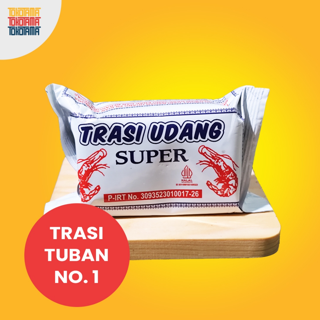 

Trasi Udang Super Asli Tuban Cap Haji Ismail 90gr