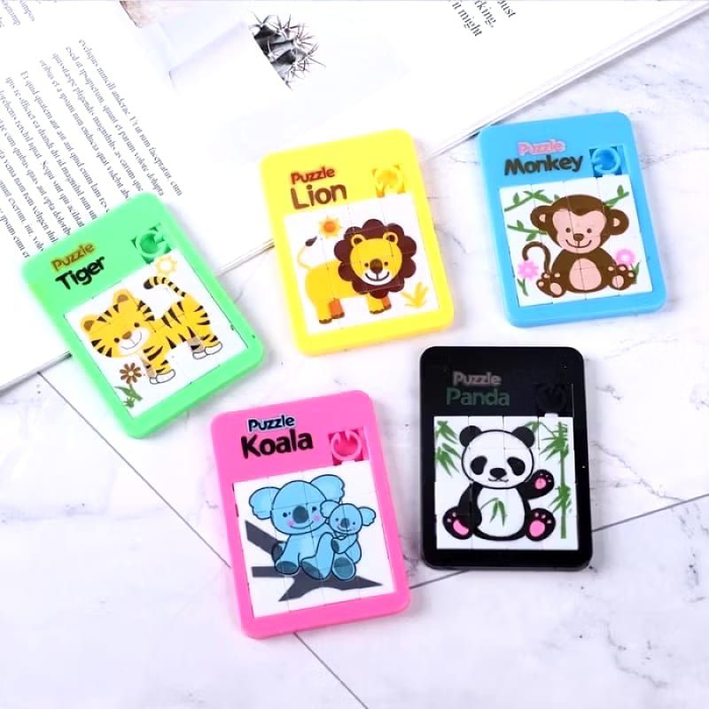 Puzzle Geser Mainan Anak Murah Puzzle Geser / Mainan Edukasi Anak Puzzle Geser Gambar Lucu Murah