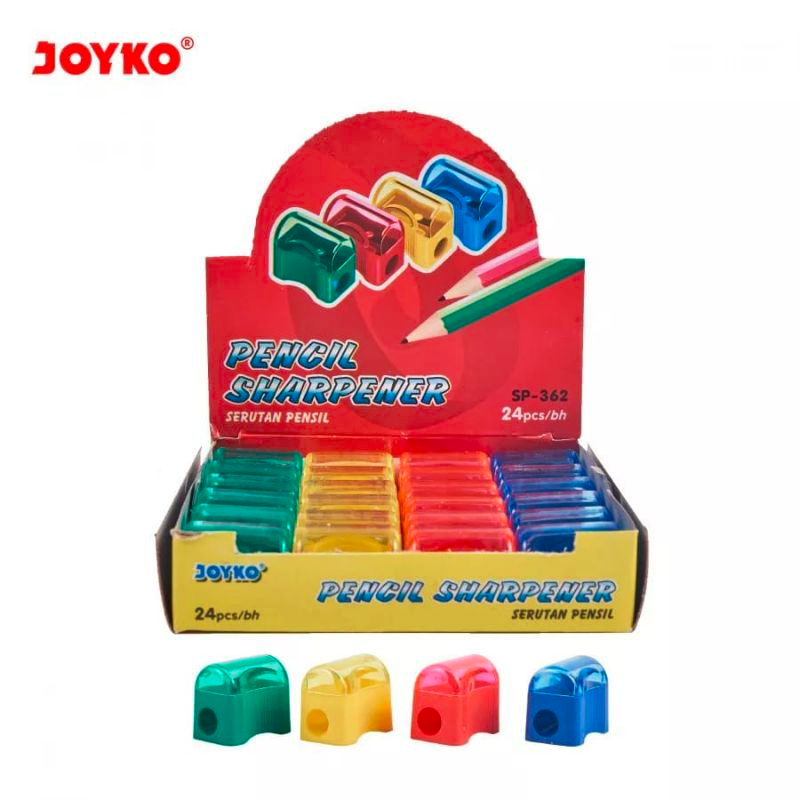 

Joyko Sharpener SP-362 / Rautan Pensil Kayu / Rautan Model Roti ( Harga 1 pcs )