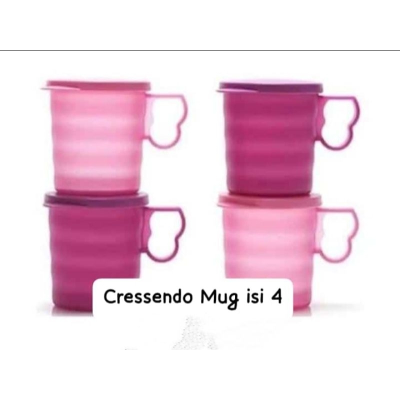 Tupperware Cressendo Mug per pcs