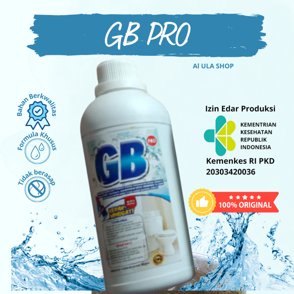 GB Pro Pembersih Kerak Kamar Mandi Toilet WC Ampuh isi 500ml