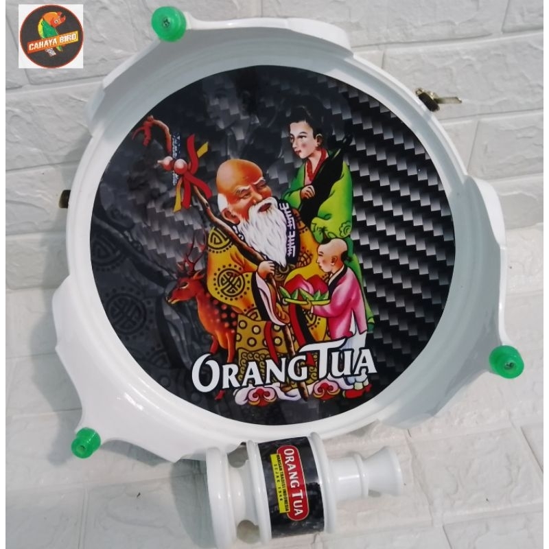 TEBOK PVC SEMOK TEBAL LOVEBIRD MOTIF DECAL