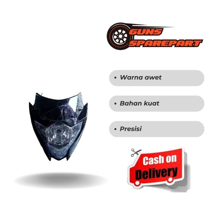 BATOK LAMPU DEPAN SATRIA FU FACELIFT / FL HITAM