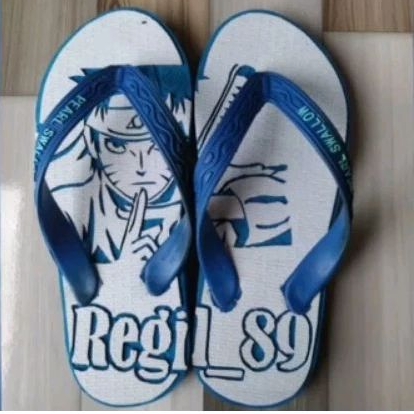 Sandal Jepit Swallow Ukir Naruto