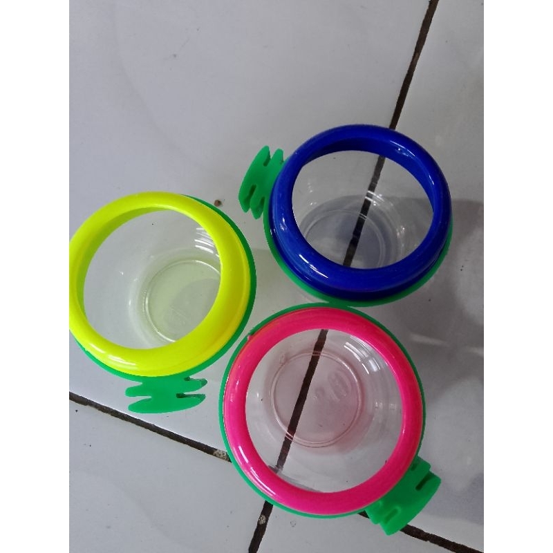 Cepuk wadah pakan minum burung Anti tumpah type 3 cepuk