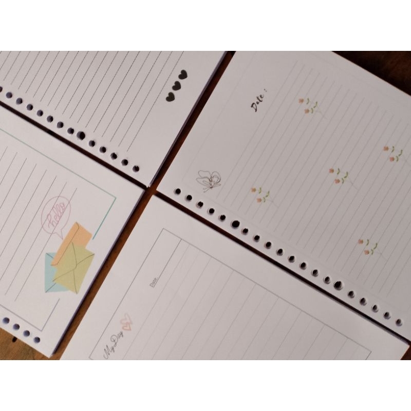 

Loose Leaf Kertas Refill Binder A5 isi 30 Lembar