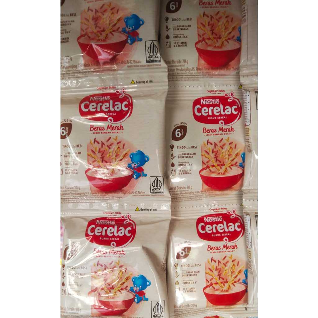 

Neslte Cerelac Varian Rasa Beras Merah Kacang Ijo