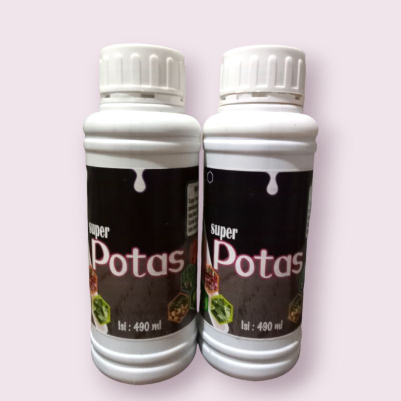 SUPER POTAS 490 ml Nutrisi Rimbunkan Bunga dan Cegah Keriting dan Patek Cabe - Cabai, Tanaman