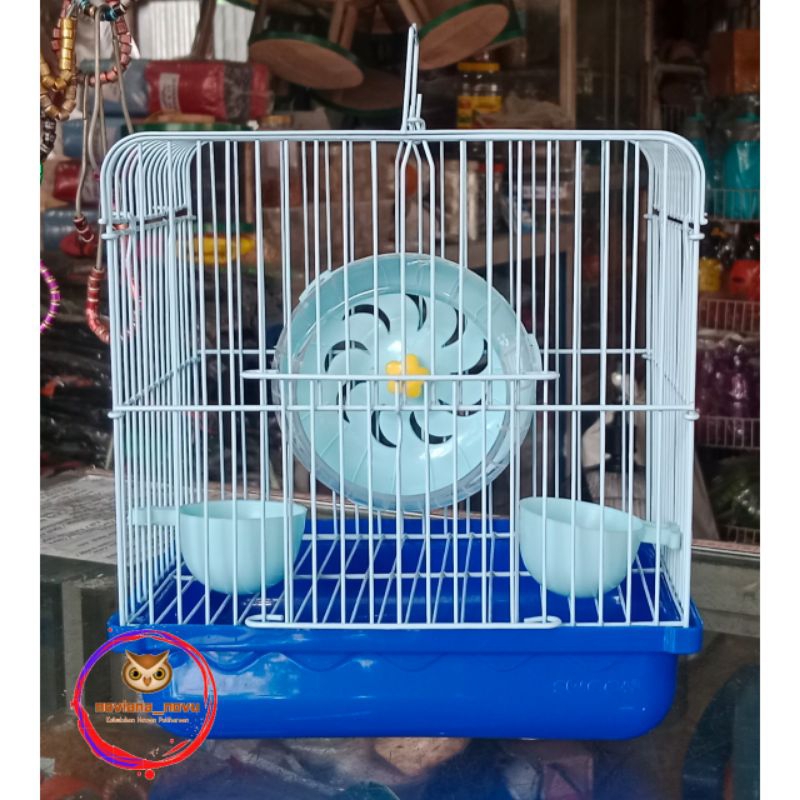 SANGKAR HAMSTER KECIL MERK SWEET KANDANG BESI UNTUK HAMSTER TIKUS KECIL GERBIL SUGAR GLIDDER MEMBAWA