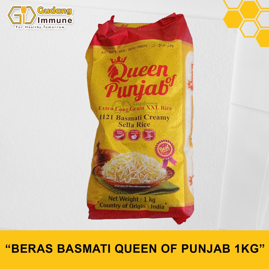 

Beras Basmati Queen Of Punjab - HALAL - Rendah Gula Nasi Kebuli , Biryani, Kabsah, Bukhori PREMIUM