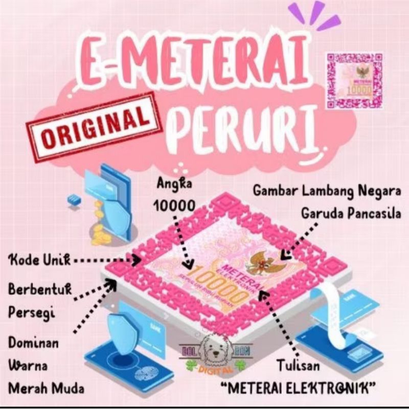 

E-METERAI eMeterai 100% RESMI PERURI - Jasa Meterai Elektronik