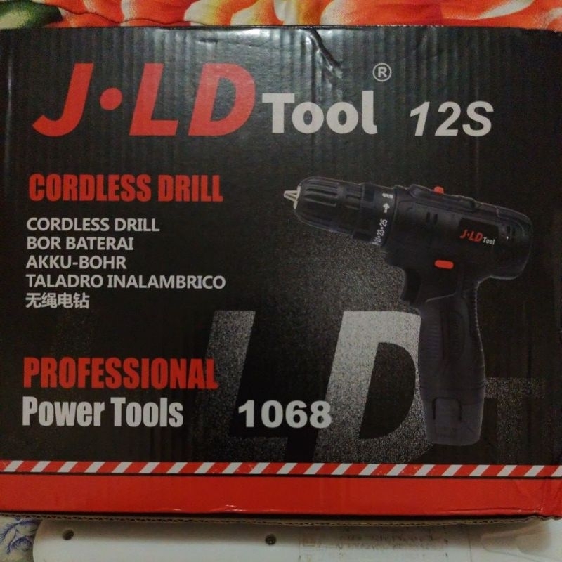 JLD TOOL 12S (CORDLESS DRILL/BOR TANPA KABEL/BOR PAKAI BATERAI)