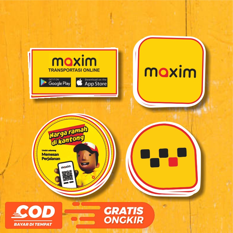 Stiker MAXIM