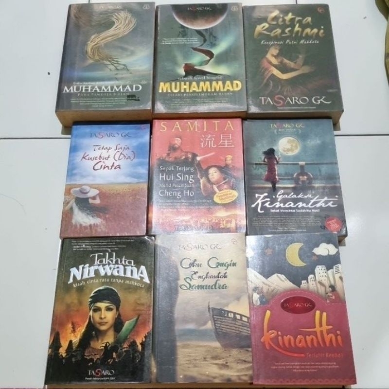 Buku-buku Tasaro GK ORIGINAL | Muhammad 2 Para Pengeja Hujan | Muhammad 1 Lelaki Penggenggam Hujan |